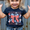 “America America America” Bow Tee
