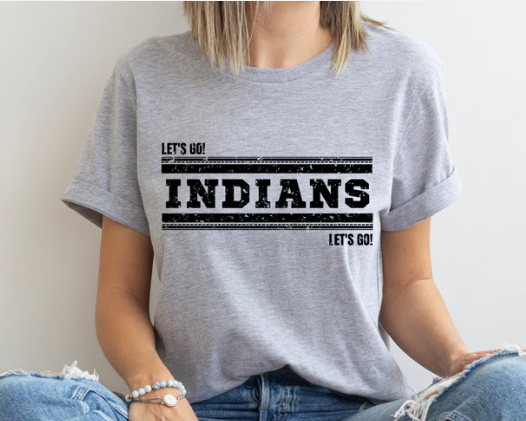 Let's Go Indians Graphic T-Shirt