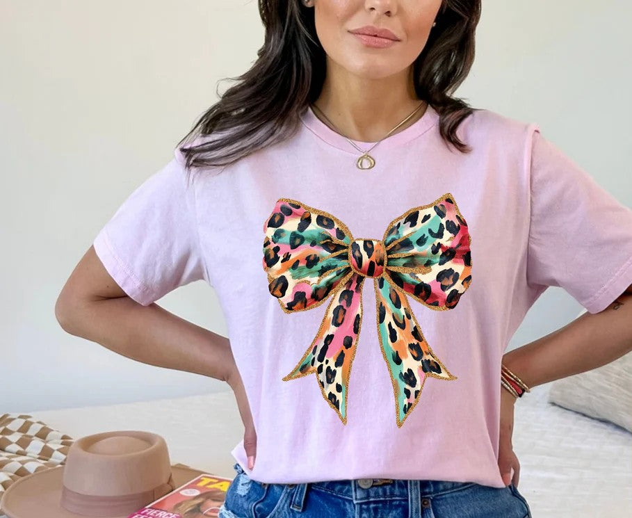 Multi Colored Leo Bow