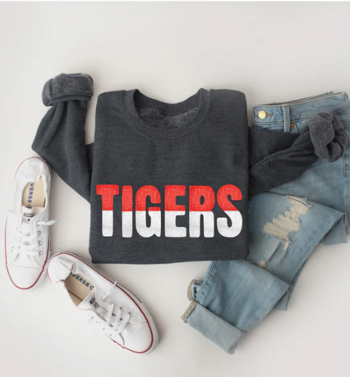 TIGERS Graphic Crewneck